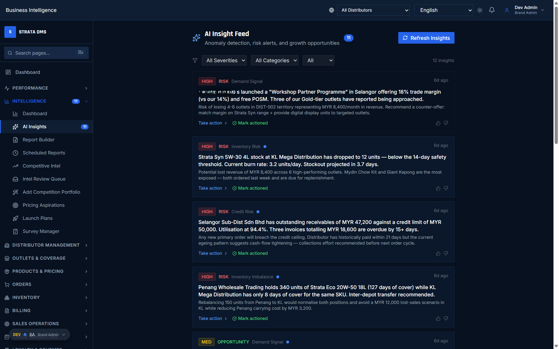 Strata competitive intelligence - AI extraction pipeline review queue